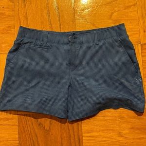 Blue under armor shorts